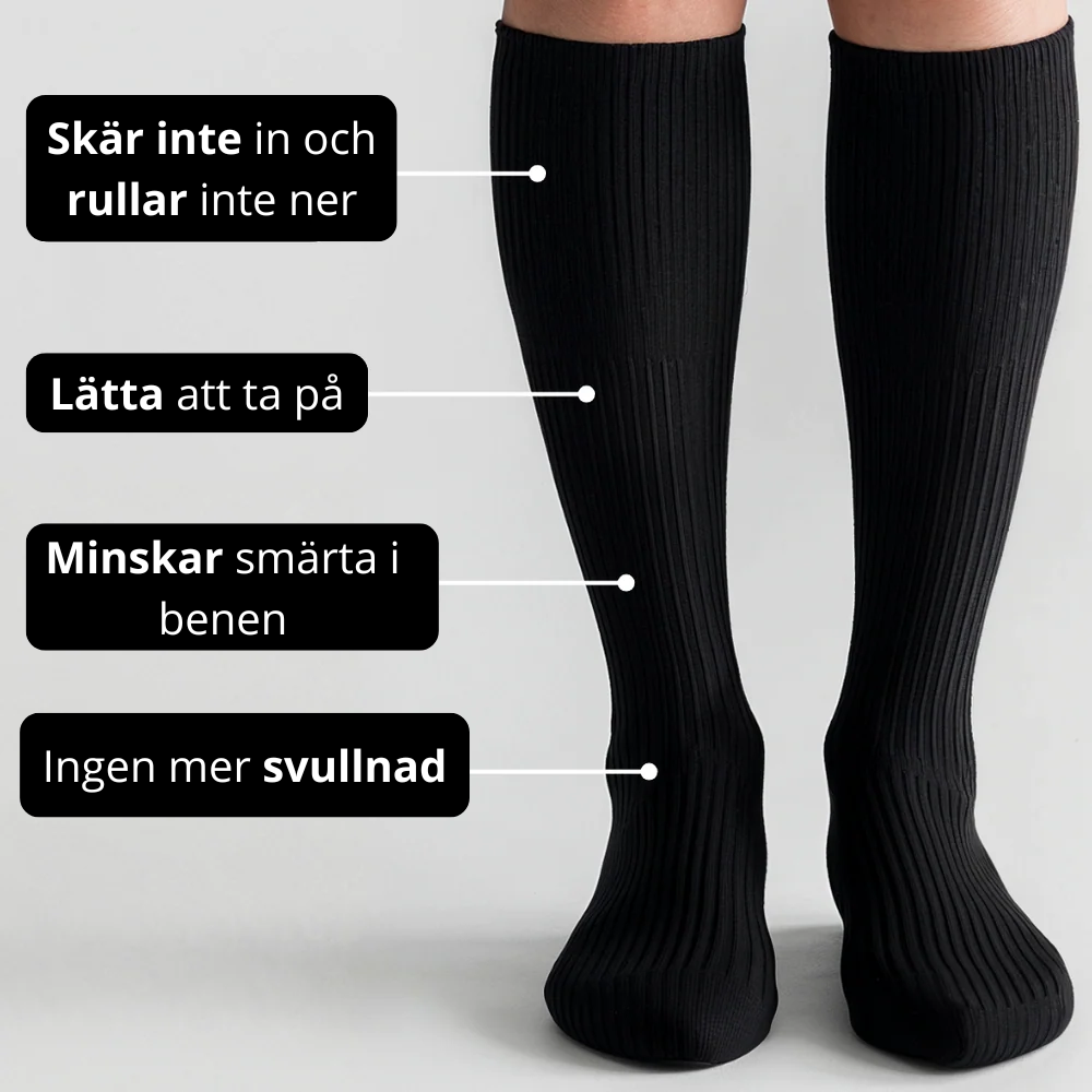 Mary’s SlipEase™ Kompressionsstrumpor (5-pack)
