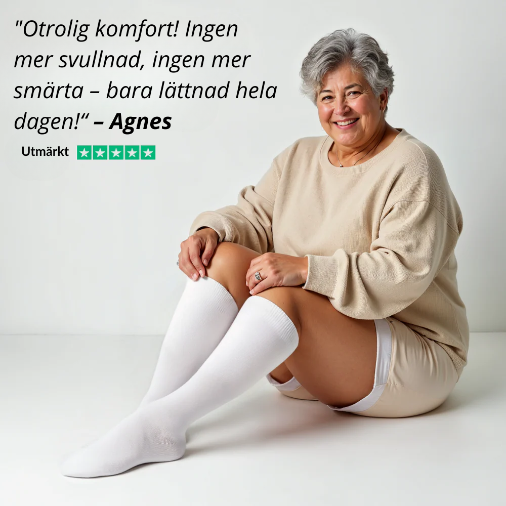 Mary’s SlipEase™ Kompressionsstrumpor (5-pack)